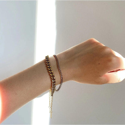[Royal&Vicky]Jean Gold Chain Bracelet