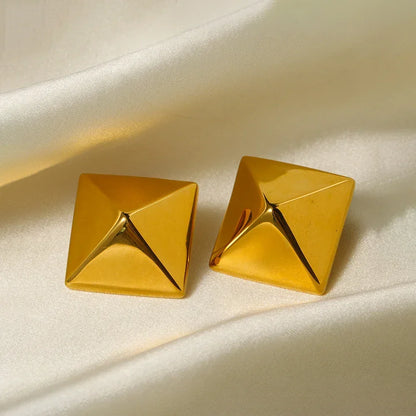 [Royal&Vicky]Barbara Gold Earrings