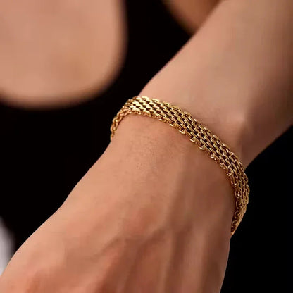 [Royal&Vicky]Imara Gold Chain Bracelet