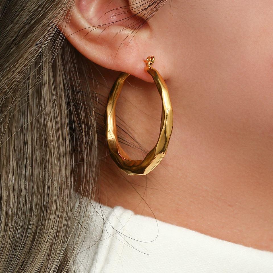 [Royal&Vicky]Aire Hoop Earrings