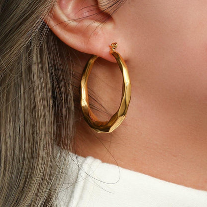 [Royal&Vicky]Aire Hoop Earrings