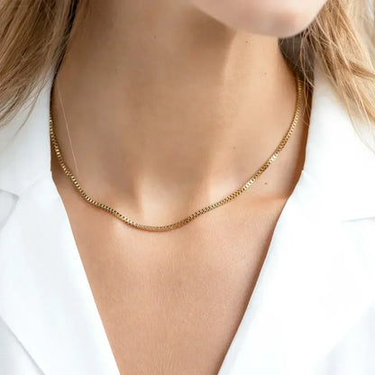 [Royal&Vicky]Geordyn Gold Chain Necklace