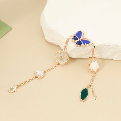 [Royal&Vicky]LUCKY SPRING BUTTERFLY 5 MOTIF BRACELET