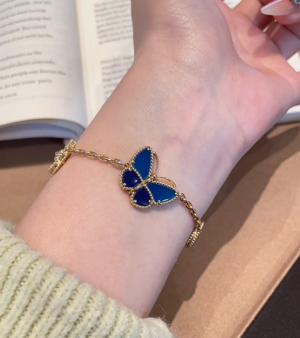[Royal&Vicky]LUCKY SPRING BUTTERFLY 5 MOTIF BRACELET