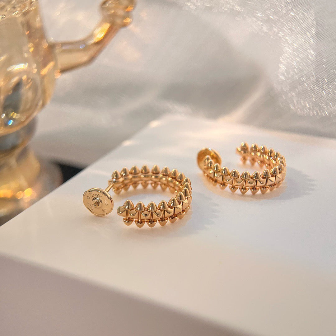 [Royal&Vicky]CLASH SMALL HOOP EARRINGS