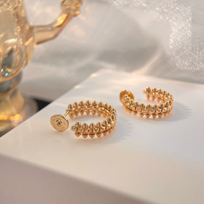 [Royal&Vicky]CLASH SMALL HOOP EARRINGS