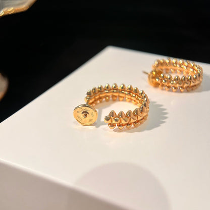 [Royal&Vicky]CLASH SMALL HOOP EARRINGS