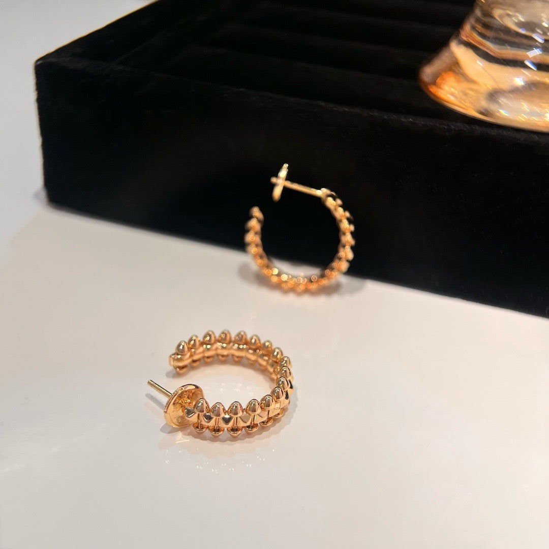 [Royal&Vicky]CLASH SMALL HOOP EARRINGS
