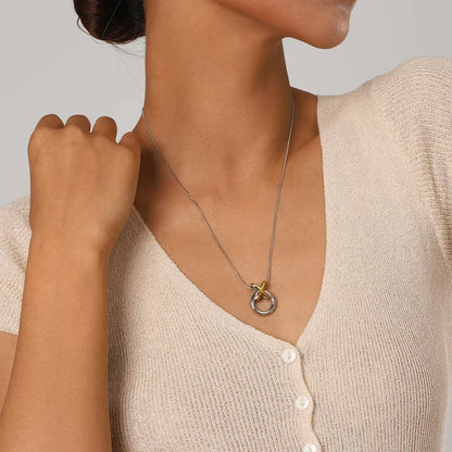 [Royal&Vicky]Anastasia Gold Necklace