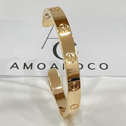 [Royal&Vicky]LOVE BRACELET 6.1MM OPEN CUFF