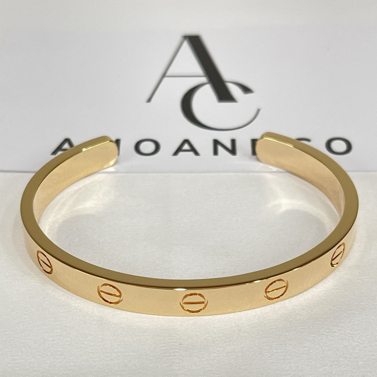 [Royal&Vicky]LOVE BRACELET 6.1MM OPEN CUFF