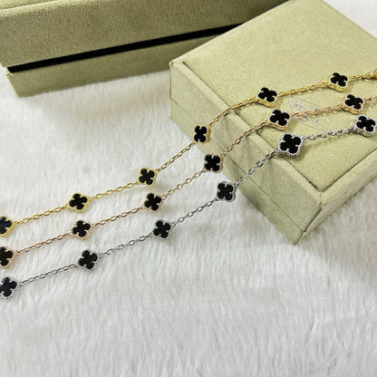 [Royal&Vicky]CLOVER 6 MOTIF  ONYXS BRACELET