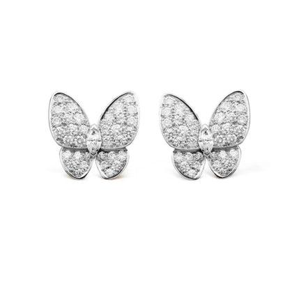 [Royal&Vicky]BUTTERFLY ALL DIAMOND EARRINGS