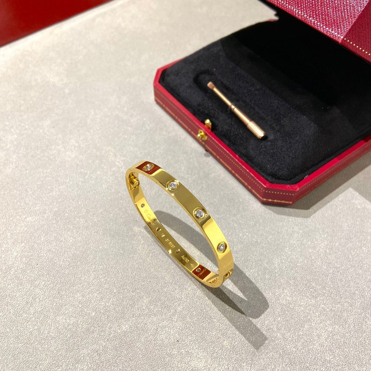 [Royal&Vicky]LOVE BRACELET 6.1MM 10 DIAMONDS
