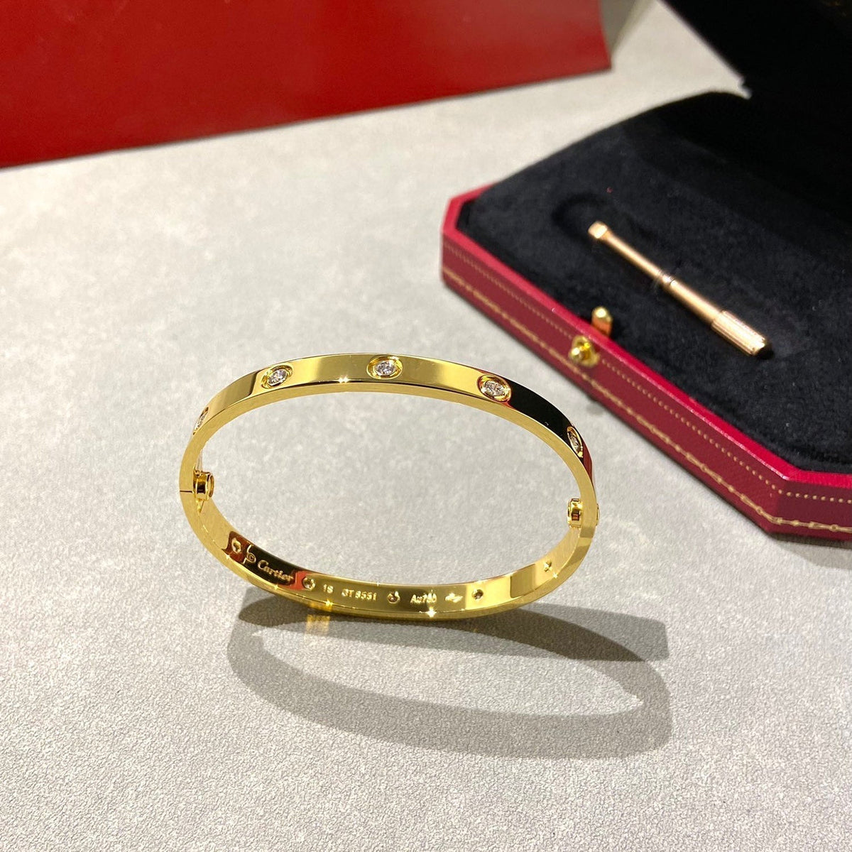 [Royal&Vicky]LOVE BRACELET 6.1MM 10 DIAMONDS