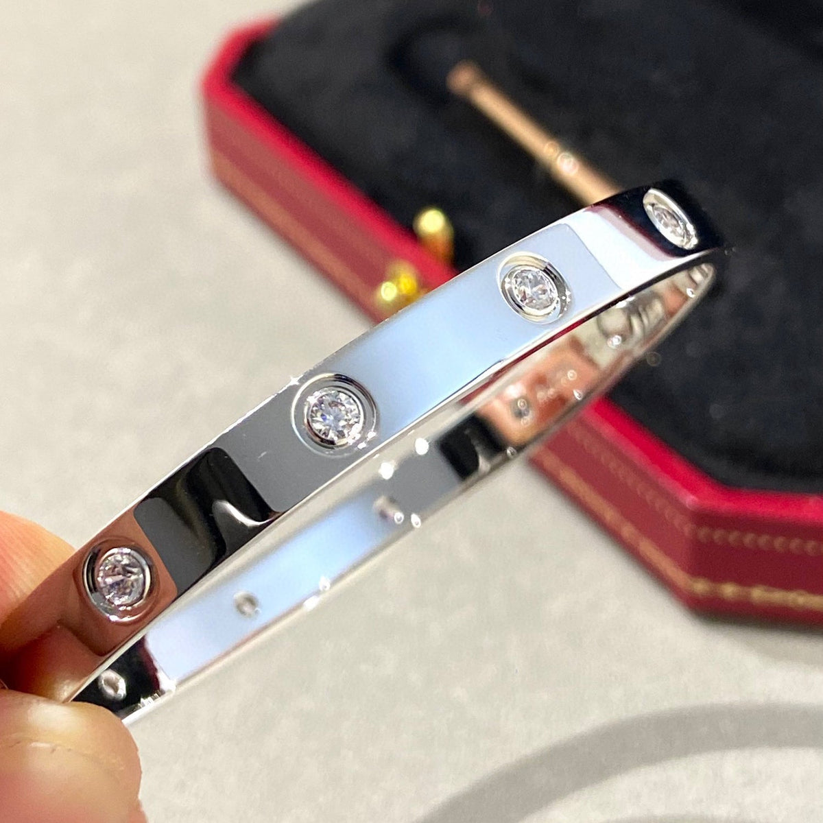 [Royal&Vicky]LOVE BRACELET 6.1MM 10 DIAMONDS