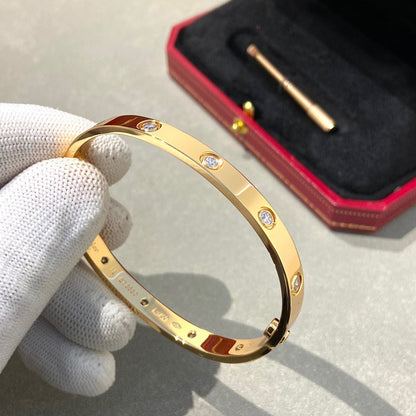 [Royal&Vicky]LOVE BRACELET 6.1MM 10 DIAMONDS