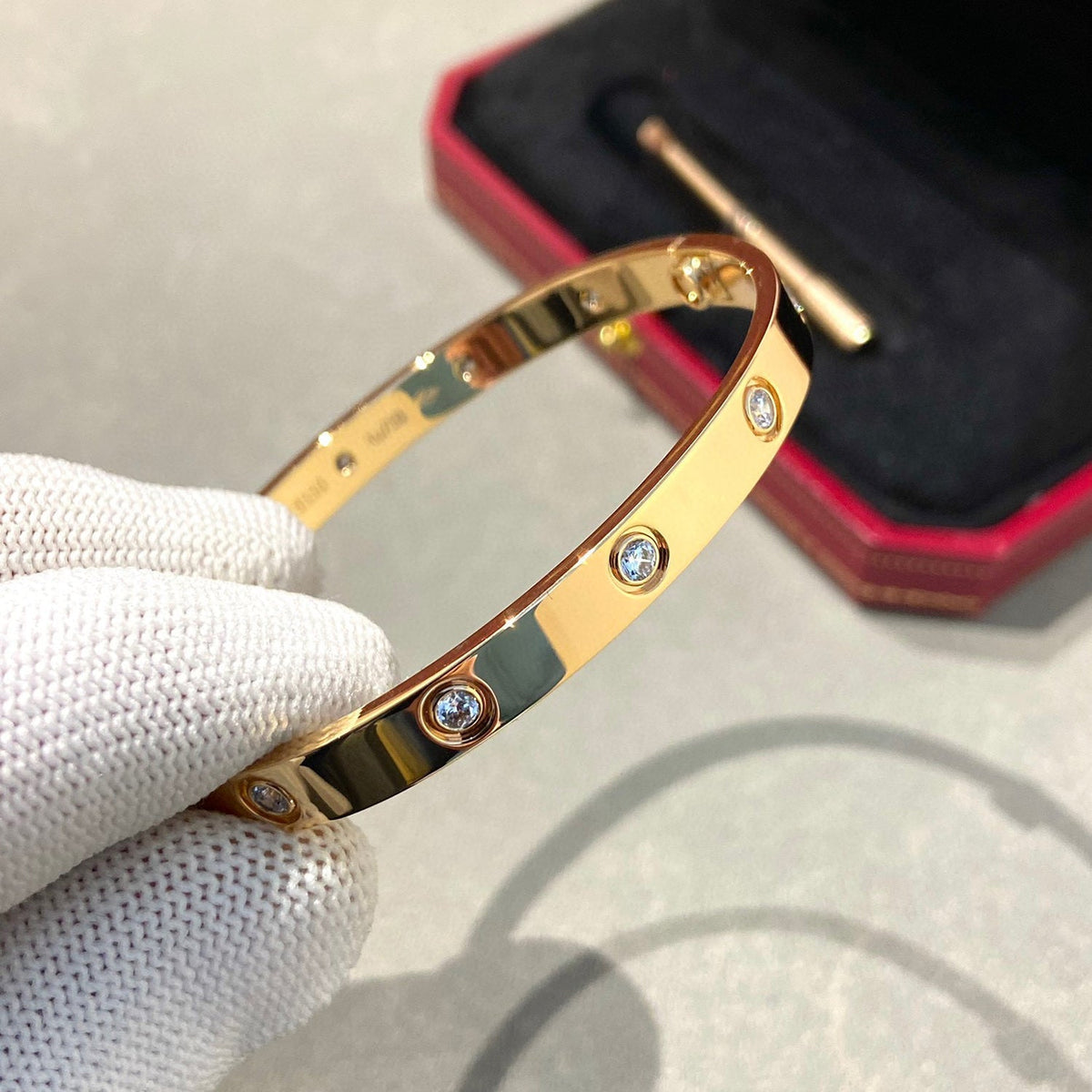 [Royal&Vicky]LOVE BRACELET 6.1MM 10 DIAMONDS
