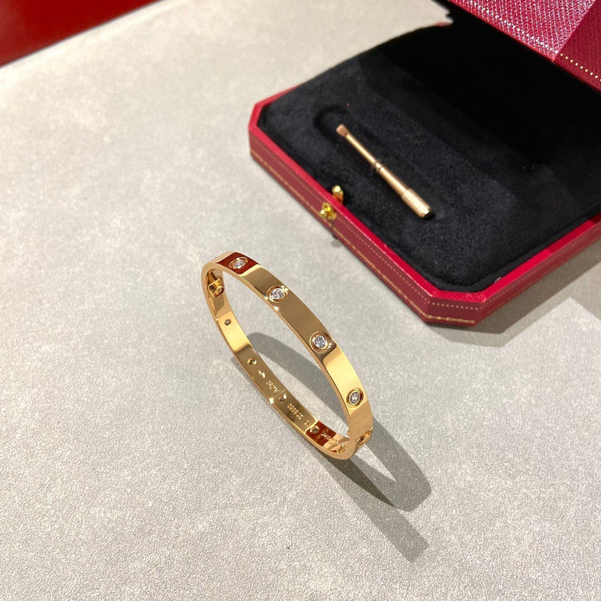 [Royal&Vicky]LOVE BRACELET 6.1MM 10 DIAMONDS