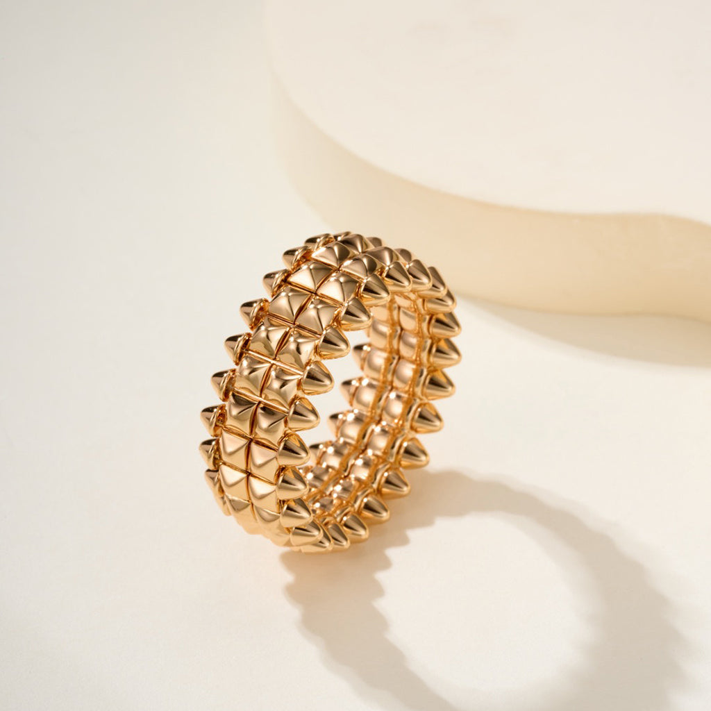 [Royal&Vicky]CLASH 9.2MM DOUBLE ROW RING