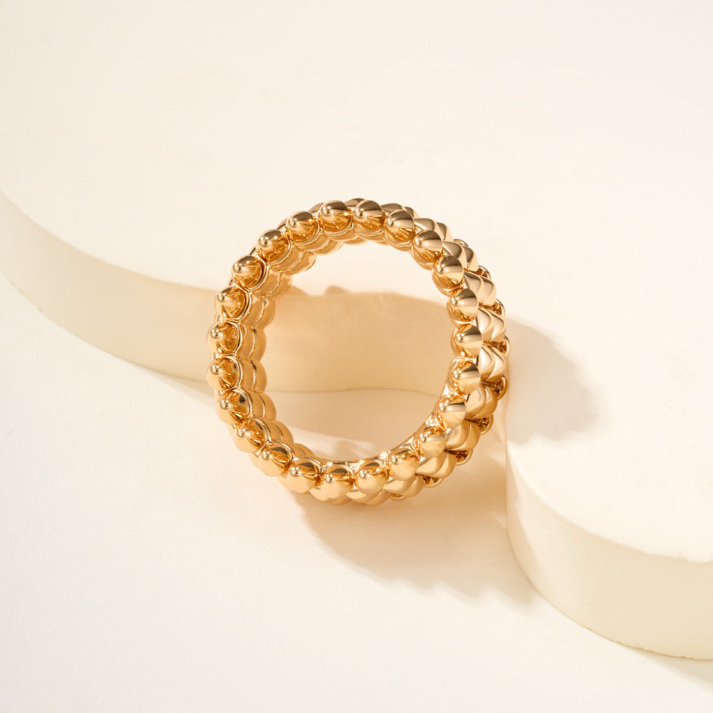 [Royal&Vicky]CLASH 9.2MM DOUBLE ROW RING