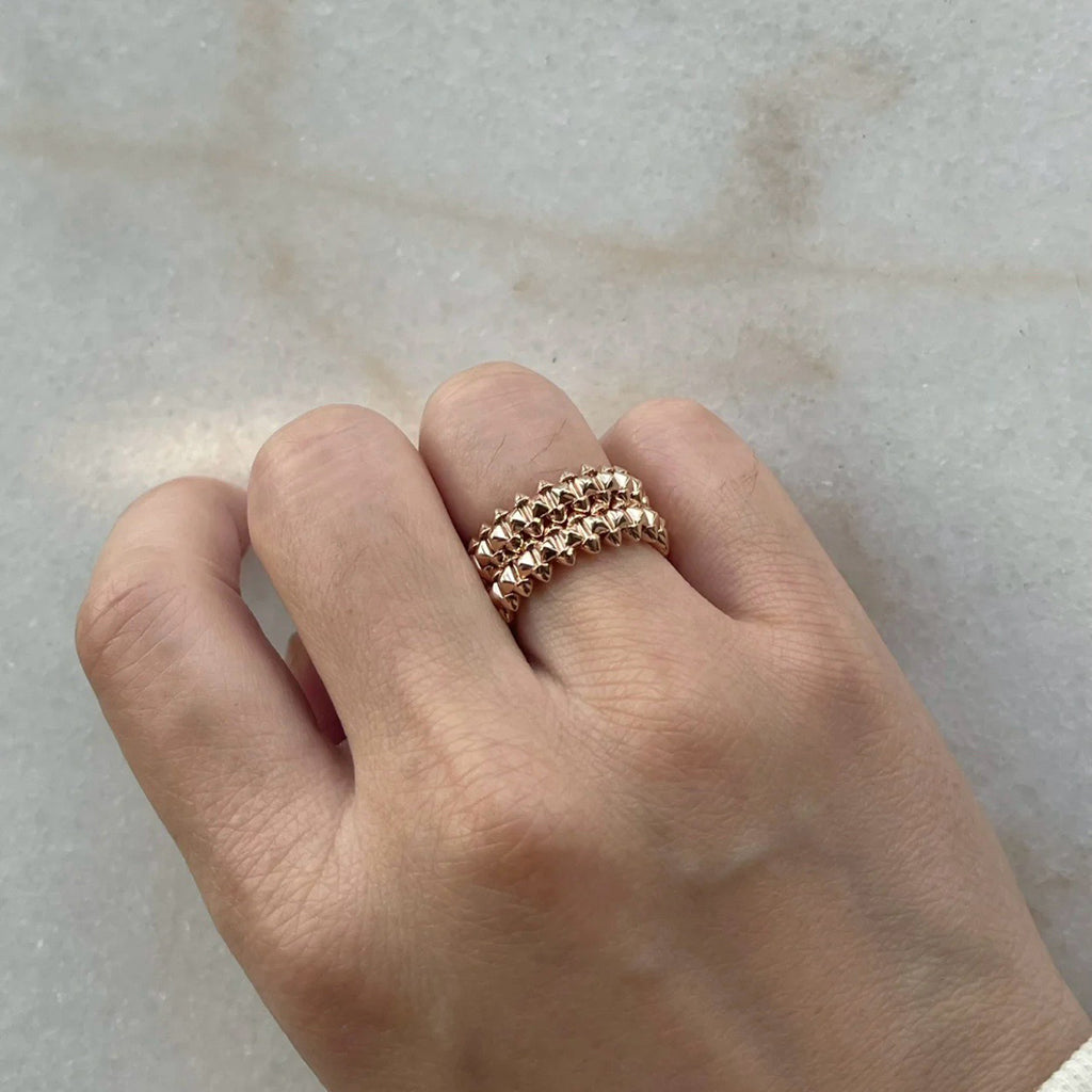 [Royal&Vicky]CLASH 9.2MM DOUBLE ROW RING