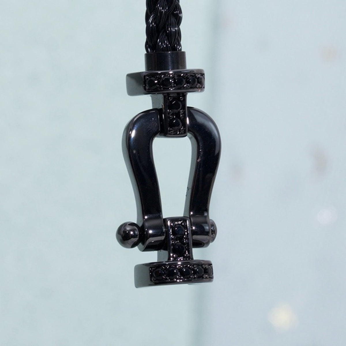 [Royal&Vicky]FORCE LARGE SERIES HORSESHOE BLACK SAMURAI BRACELET