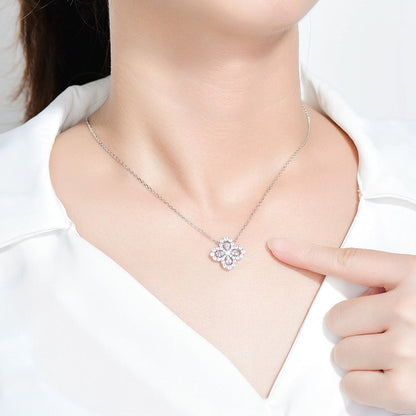 [Royal&Vicky]LOOP NECKLACE FULL MOTIF DIAMOND 16MM MULTIPLE COLORS