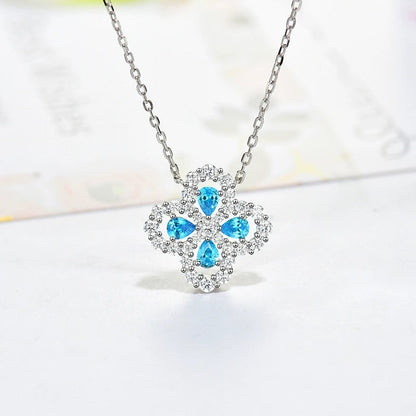 [Royal&Vicky]LOOP NECKLACE FULL MOTIF DIAMOND 16MM MULTIPLE COLORS