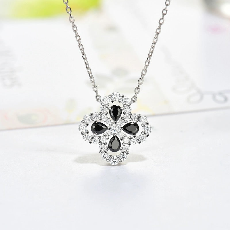 [Royal&Vicky]LOOP NECKLACE FULL MOTIF DIAMOND 16MM MULTIPLE COLORS