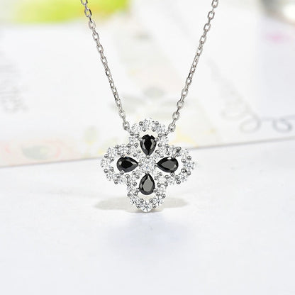[Royal&Vicky]LOOP NECKLACE FULL MOTIF DIAMOND 16MM MULTIPLE COLORS