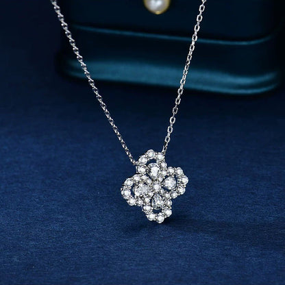 [Royal&Vicky]LOOP NECKLACE FULL MOTIF DIAMOND 16MM MULTIPLE COLORS