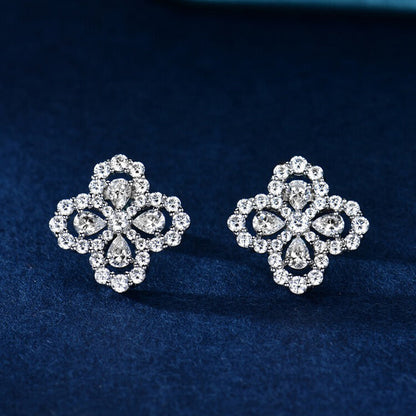 [Royal&Vicky]LOOP EARRINGS FULL MOTIF DIAMOND 16MM