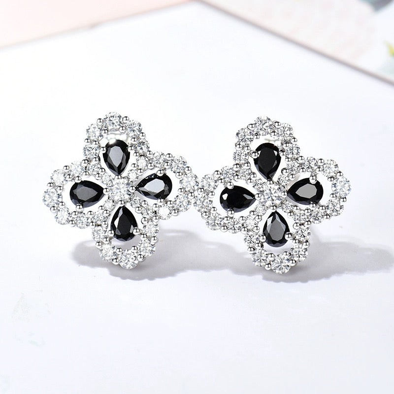 [Royal&Vicky]LOOP EARRINGS FULL MOTIF DIAMOND 16MM