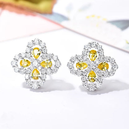 [Royal&Vicky]LOOP EARRINGS FULL MOTIF DIAMOND 16MM