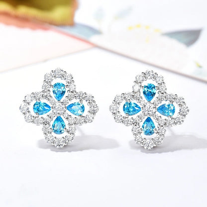 [Royal&Vicky]LOOP EARRINGS FULL MOTIF DIAMOND 16MM