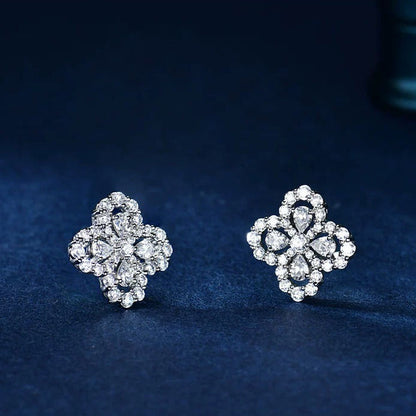[Royal&Vicky]LOOP EARRINGS FULL MOTIF DIAMOND 16MM