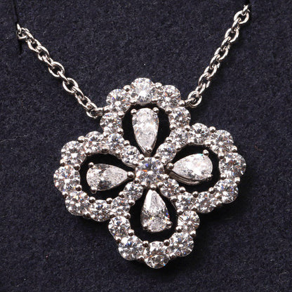 [Royal&Vicky]LOOP NECKLACE FULL MOTIF DIAMOND 16MM MULTIPLE COLORS