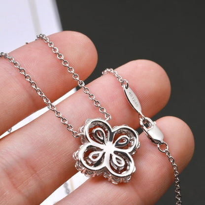 [Royal&Vicky]LOOP NECKLACE FULL MOTIF DIAMOND 16MM MULTIPLE COLORS