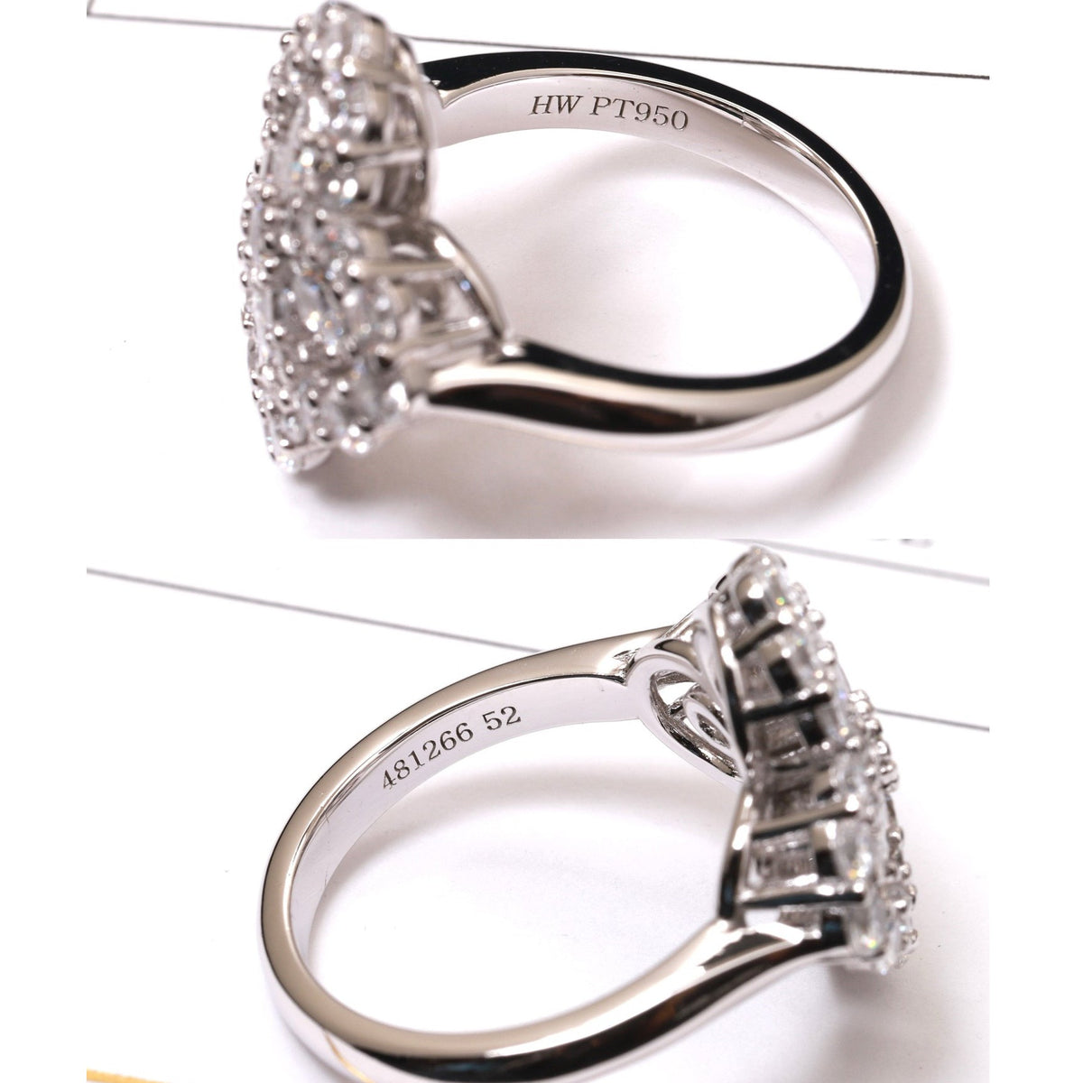 [Royal&Vicky]LOOP RING FULL MOTIF DIAMOND 16MM SILVE