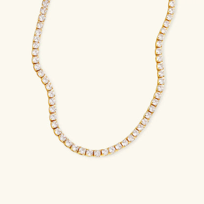 [Royal&Vicky]Isolde Diamond Tennis Necklace