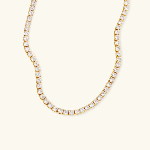 [Royal&Vicky]Isolde Diamond Tennis Necklace