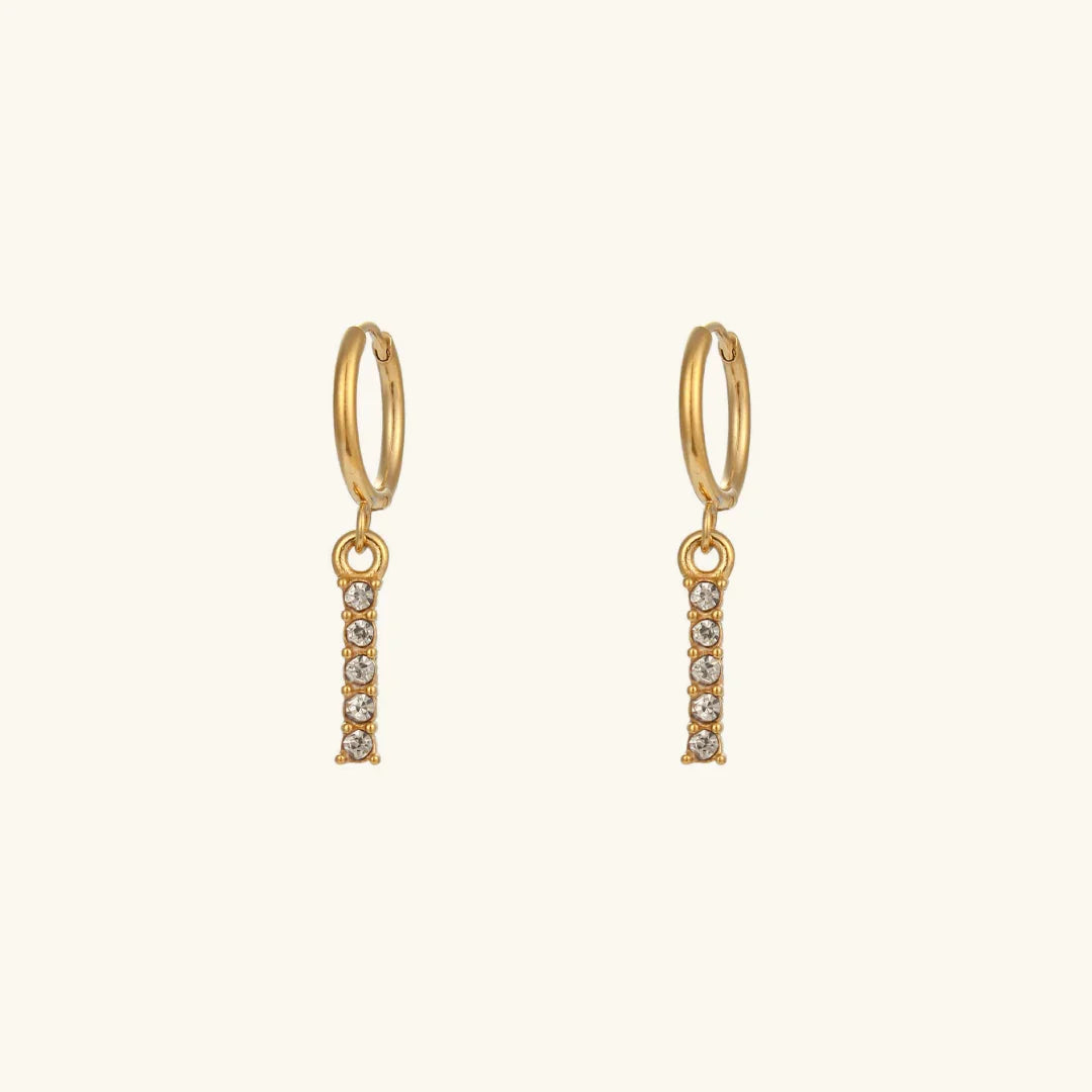 [Royal&Vicky]Wilhemina Initial Letter Earrings