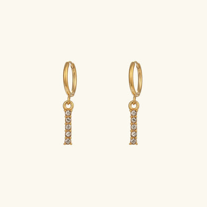 [Royal&Vicky]Wilhemina Initial Letter Earrings