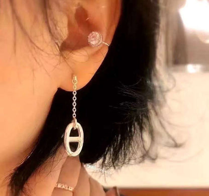 [Royal&Vicky]CHAINE TASSEL EARRINGS