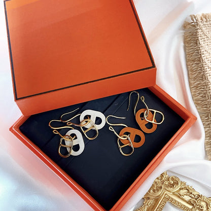 [Royal&Vicky]HM O'MAILLON GOLD EARRINGS