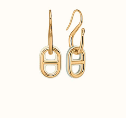[Royal&Vicky]HM O'MAILLON GOLD EARRINGS