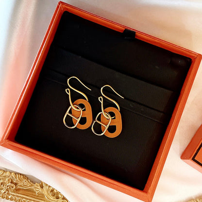 [Royal&Vicky]HM O'MAILLON GOLD EARRINGS