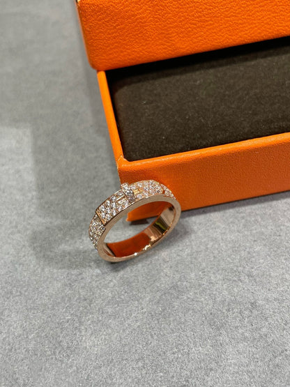 [Royal&Vicky]KELLY PINK GOLD DIAMOND RING