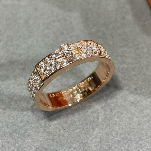 [Royal&Vicky]KELLY PINK GOLD DIAMOND RING